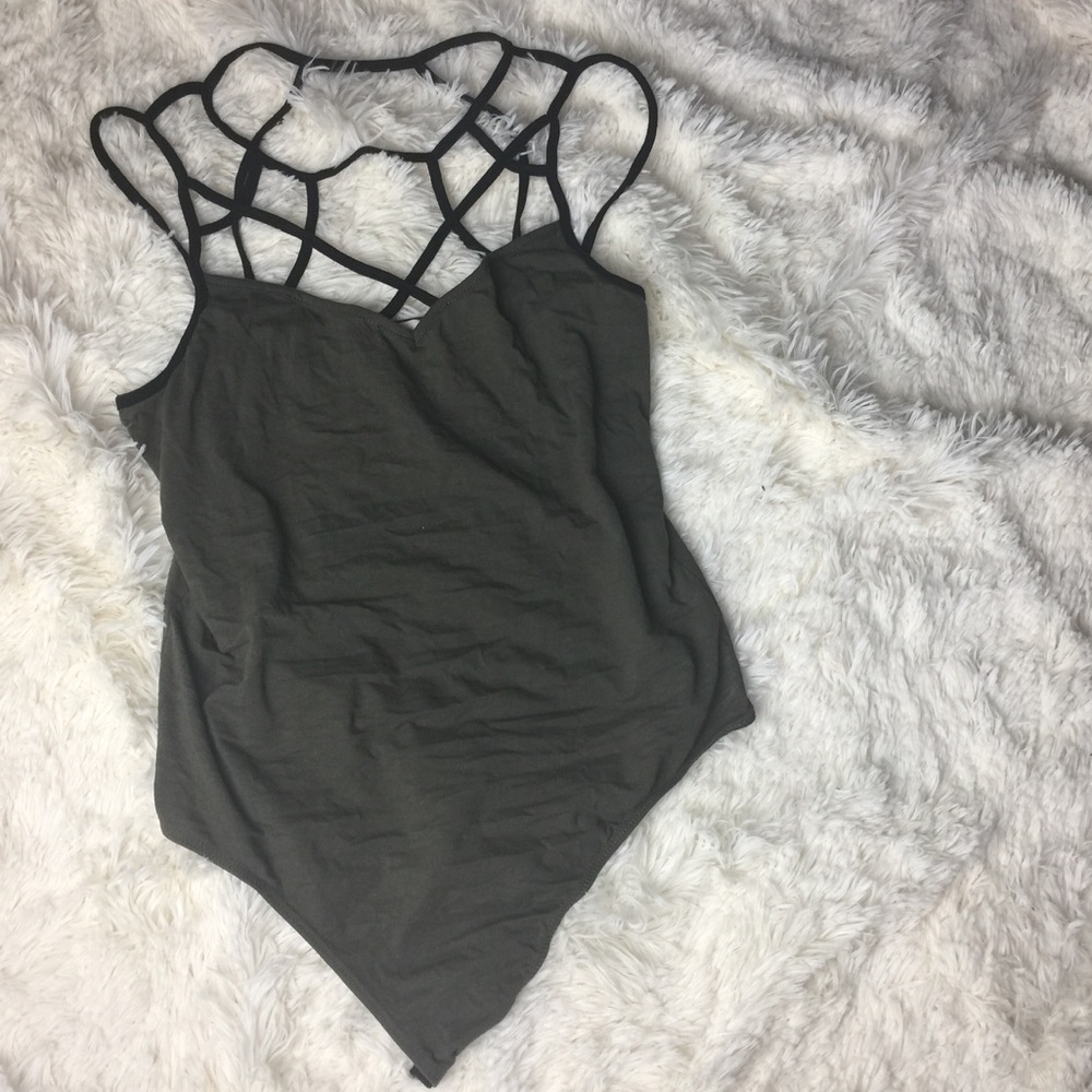 Olive green bodysuit
